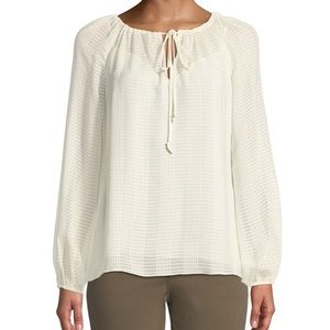 Tory Burch Natalie Silk Blouse